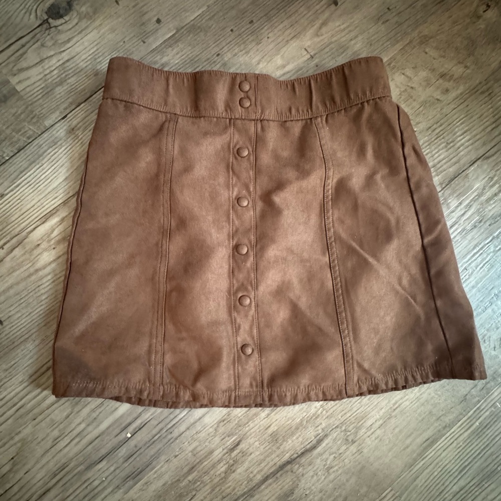 Abercrombie Kids Brown Pencil Skirt Mini Casual